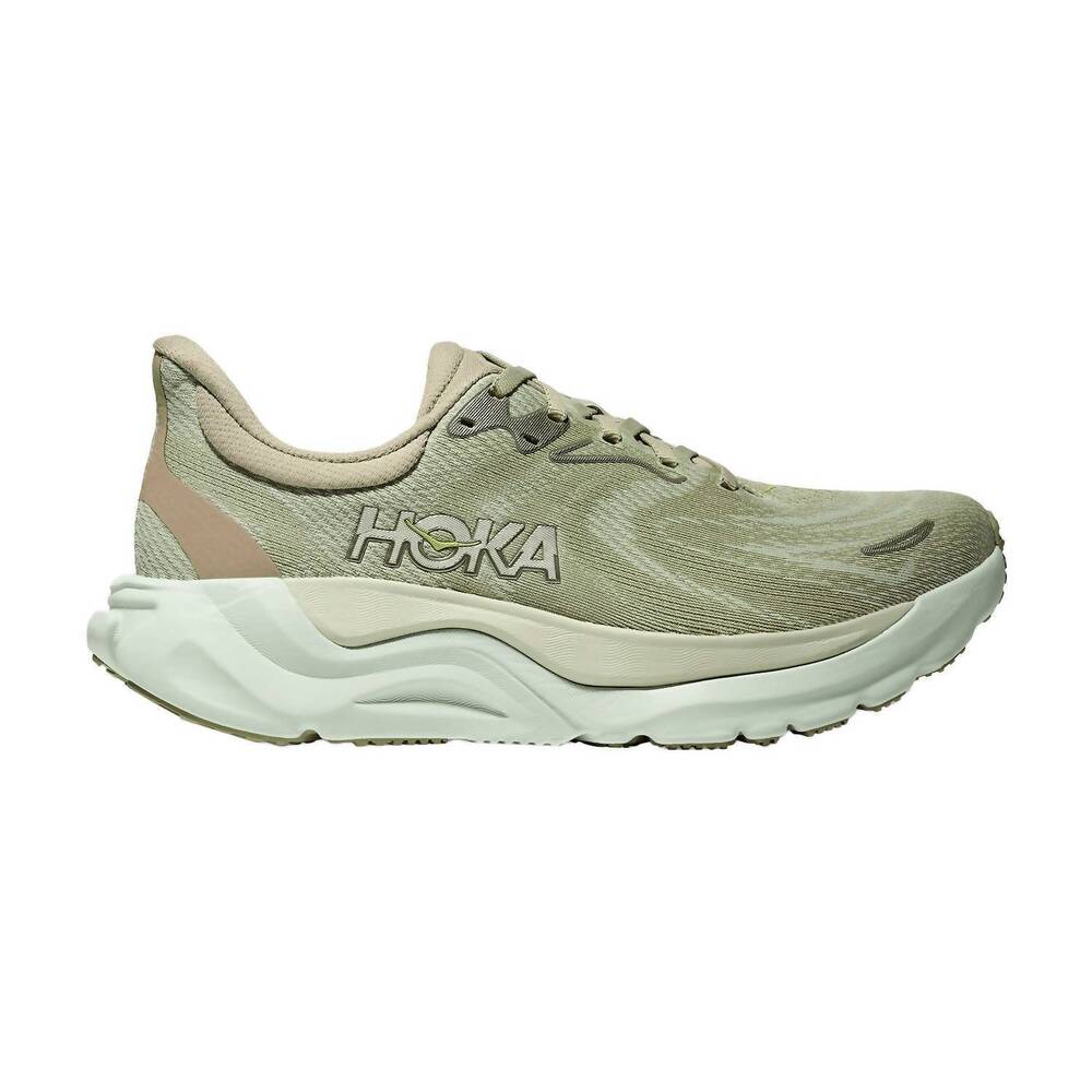 NEW HOKA women's arahi 8 structured running shoes in oyster mushroom/truffle sal